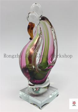 Romantische Kuss-Glas-Skulptur
