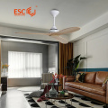 Modern silent wooden ceiling fan with remote