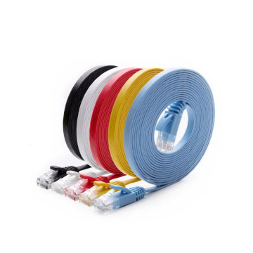 FTP UTP Hot Sell Flat Cat6/Cat6a/Cat5/Cat5e Shielded LAN Ethernet RJ45 UTP Network Patch Cable