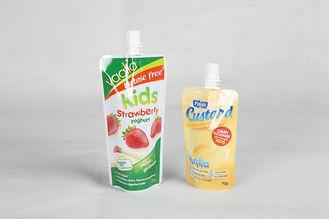 Stand Up Spout Pouch Packaging / Liquid Spout Bags for Drin