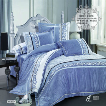 Chinese Reactive Printed Elegant&Fresh Style Duvet Cover Set