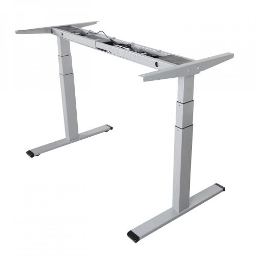 Height Adjustable Office Table Wooden Desktop