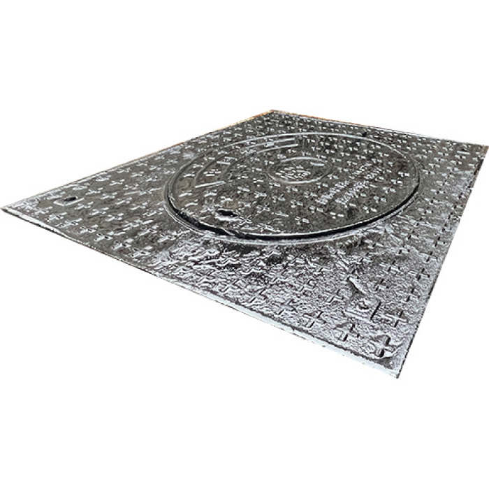 C250 special ductile iron manhole cover for gas