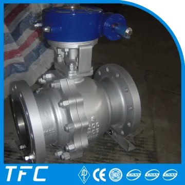 A216 WCB trunnion mounted ball valve