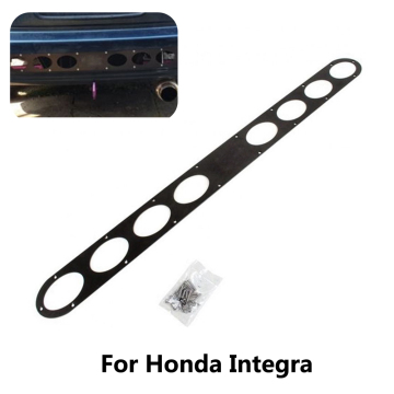 Aosu lungo alluminio 8 fori 115x10 cm Pannello diffusore per diversione dell'aria posteriore per BMW Audi Nissan Ford