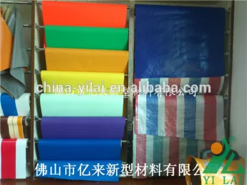 pvc waterproof stripe fabric/Waterproof Tarpaulin/Stripe PVC Tarpaulin