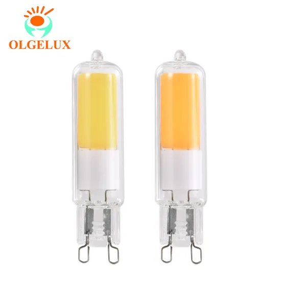 China Manufacturer Mini G9 LED Light Bulb 4W 480lm Cob Glass