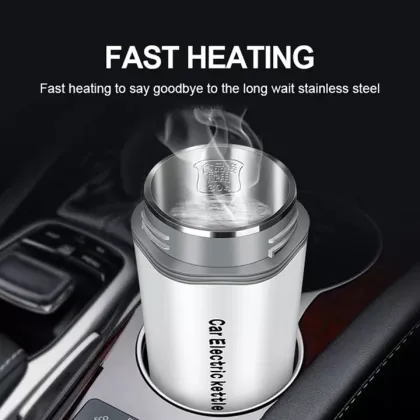 12V/24V Portable Cup Car Electric Hot Water Heater Thermos Kettle