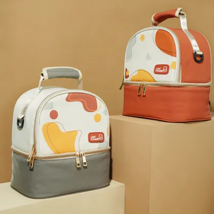 Quality Insulated Mom Breastmilk Backpack For Mom Baby