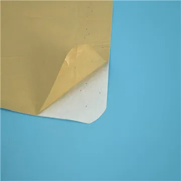 White special-shaped non-woven back rubber cotton