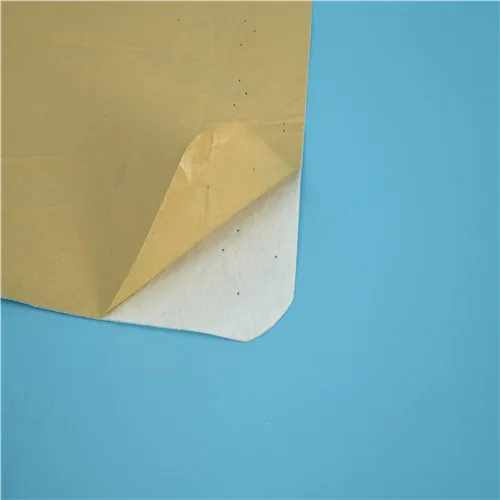 White special-shaped non-woven back rubber cotton