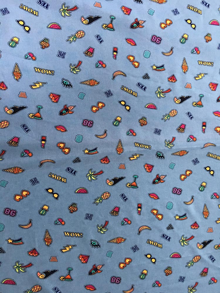 Child Interest Design Rayon Challis 32S Printing Fabric