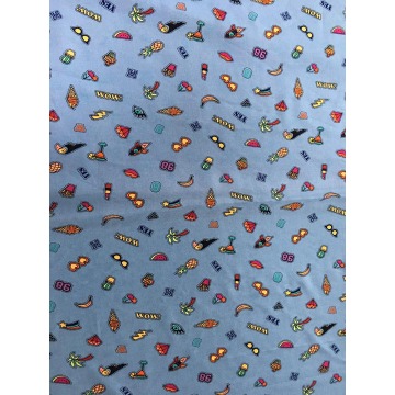 Tissu d&#39;impression Rayon Challis 32S pour enfants et enfants