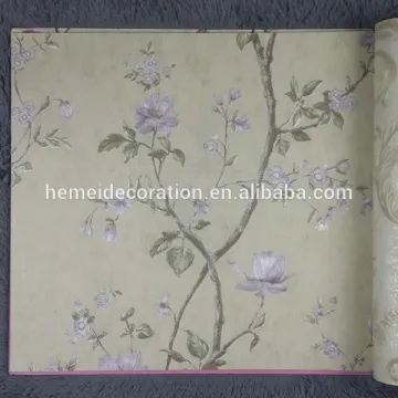 Flower design wallpaper precise embossed wallpaper non-woven wallpaper