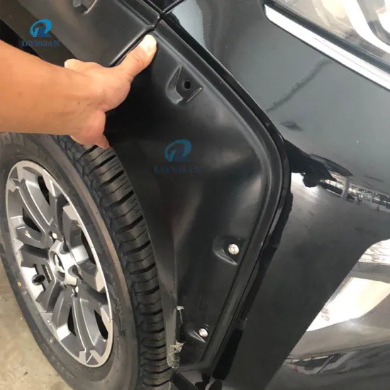 Custom Universal Black Arch Wheel Protectors Mudguards Stickers for 2019-2020 Triton, 2019 Terra, 2018 Xpander