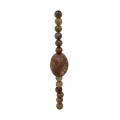 Craft Round Batiked Gemstone Beads para hacer joyas