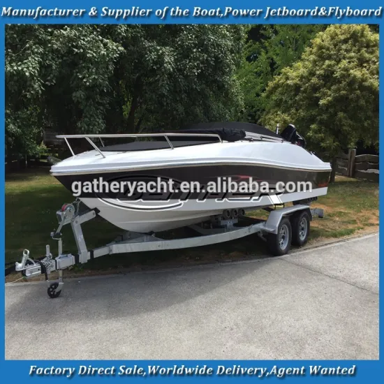19ft fiberglass sport oem boat for the client in New Zealand