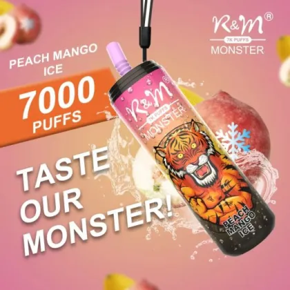 Disposable Vape Device R&M Monster 7000 puffs