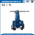 submersible slurry pump with excavator