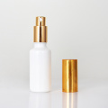 Opal White Glass Toner Bottle with Plating Sprayer