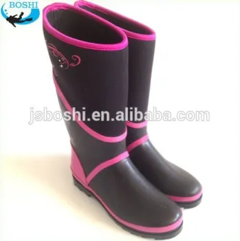 Comfortable waterproof warm neoprene women garden shoes