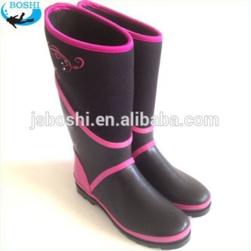 Comfortable waterproof warm neoprene women garden shoes