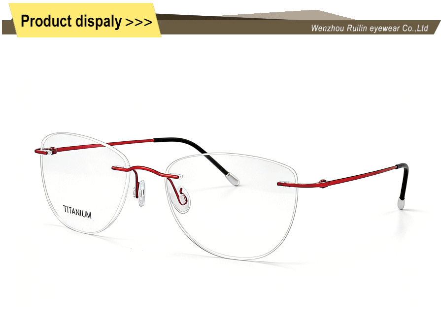 rimless optical frames for large faces