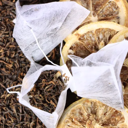 Organic Bagged Pu'er Tea with Lemon Flavor