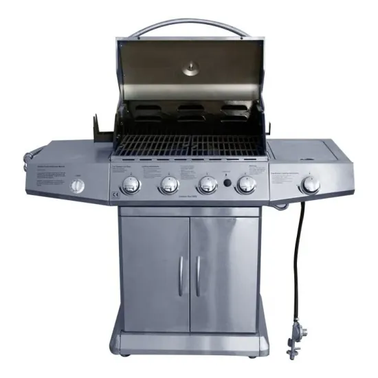 Hot Safety Durable Large Outdoor Cooking Gas Barbecue Grills Gas Charcoal Dual Use 4 Burner BBQ Gas Grill