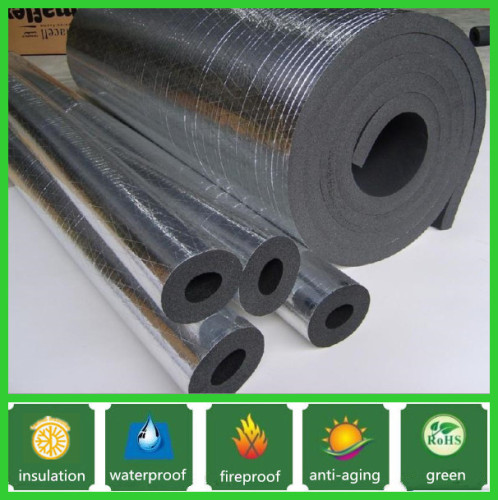 Rubber foam plastic thermal insulation tube/insulation rubber plastic foam tube