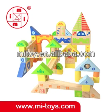 wooden multi- activity blocks toy for children
