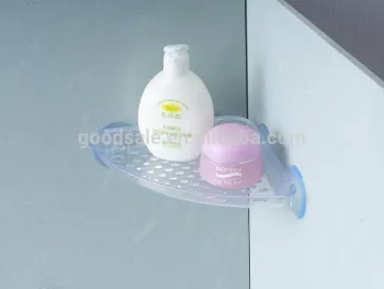 Suction, large Shower Basket, Shampoo holder,corner shelf Clear--Any color