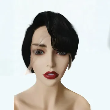 13x4 Short Human Hair Wigs Pixie Cut For Women Pre Plucked Bob Wig Remy Brazilian Glueless Lace Front Human Hair Wigs