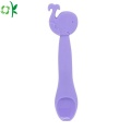 BPA Free Animal Soft Silicone Spoon untuk Bayi