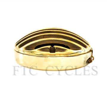 5.75" Brass Motorcycle Headlight Grille for Harley Cafe Racer