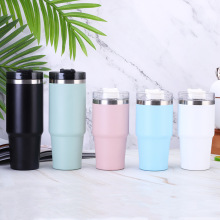 Car mounted stainless steel coffee cup