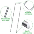 U shaped Tent fixed Galvanized Garden Staples