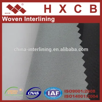 (8009) PA Coated Fusible Woven Interlining Fabric Fusing Interfacing