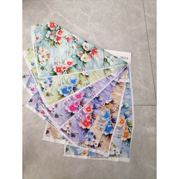 新时尚的定制礼服人造丝数字印刷面料