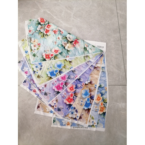 Neue Mode -Custom -Kleid Rayon Digital Print Stoff