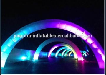 lighting arch for advertising, inflatable LED arch, colorful inflatable lighted arch