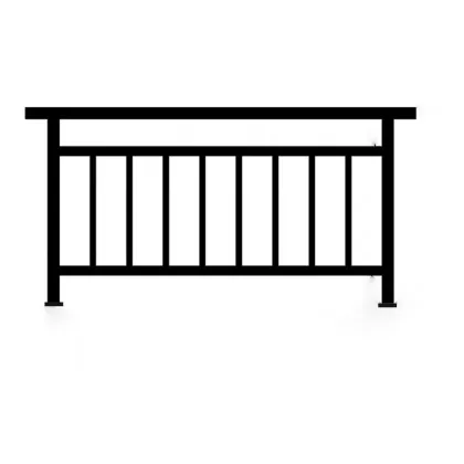 Customized Galvanized Steel Guardrail for Durable Garden Fencing and Balcony Railings