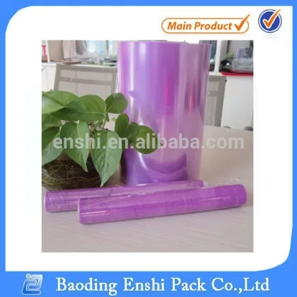 customized violet plastic wrap for food factory direct sale