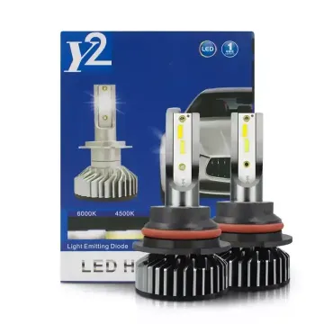 New F2 1860 Chip Dual Color Auto LED Headlight 9007 9004 H4 H13