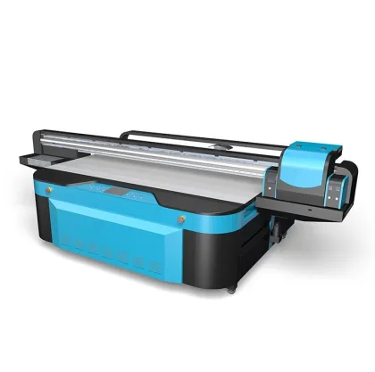 UV-LED Flatbed Printer with Ricoh Gen5 Printheads for 2.5x1.3M Format