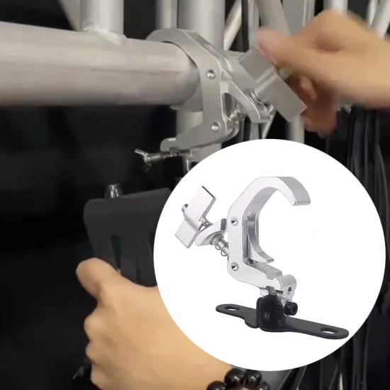 Professional Grade Aluminum Alloy Truss Clamp for Stage Lighting: Secure Mounting Solution for Moving Head Lights