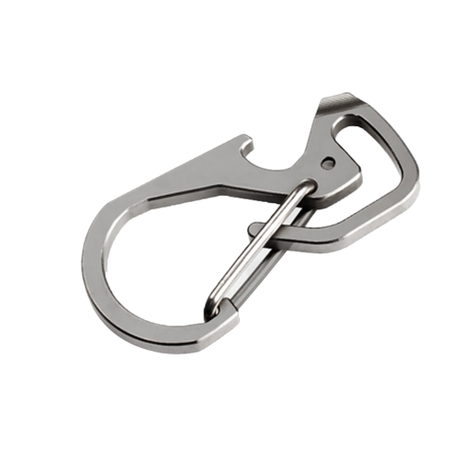 4 sur 1 carabiner en titane multi-clés