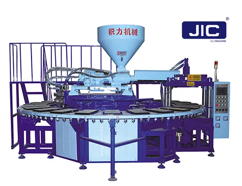 Injection Molding Machine for One Color PVC Air Blowing Slipper Soles
