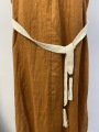 vestido de una pieza de mujer sólida con bordado de manga corta