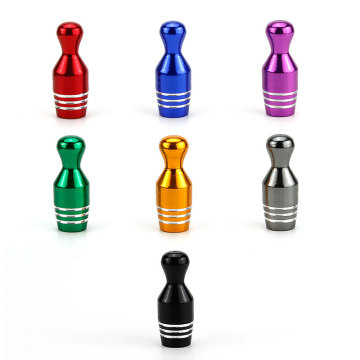 Creative Bowling Shape Metal Valve Cap for Automotive Tires